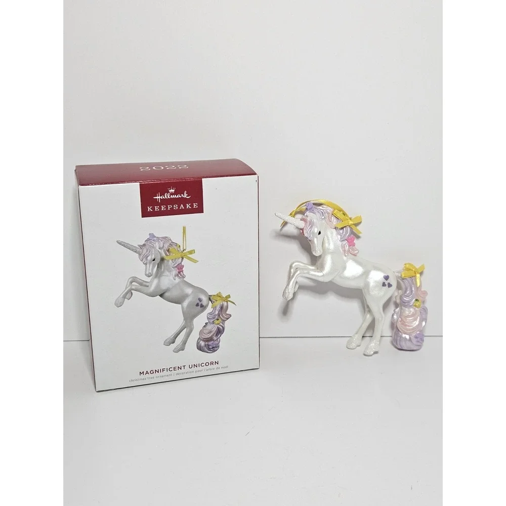 Hallmark 2022 Magnificent Unicorn Ornament Beautiful Unicorns 1st Series NIB